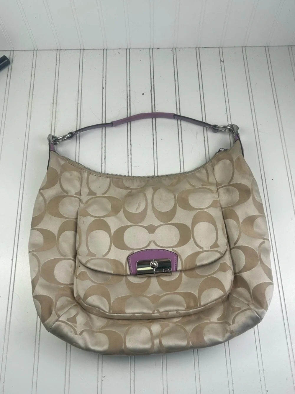 Coach Kristin Hobo Bag Signature C Monogram Vintage Y2K Shoulder Bag - Picture 16 of 16